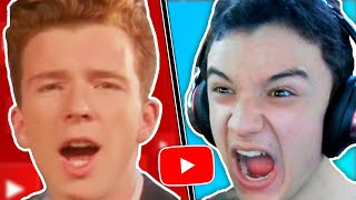 YOUTUBE RICK ROLLED ME... SO I GOT THEM BACK!