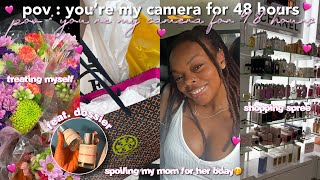 POV : you’re my camera for 48hrs🩷 | mom’s bday weekend, no budget shopping spree ft. dossier