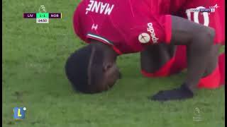 Rergardez le magnifique but de Sadio Mané face à norwich