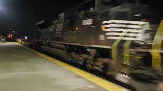 Norfolk Southern empty well car train