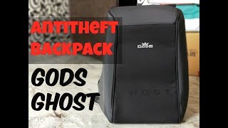 GodsGHOST antitheft backpack unboxing