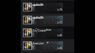 SK SABIR BOSS 🔥 AJJUBHAI & ANKUSH FF SEND ME FRIEND REQUEST ❤️#Shorts #Freefireshorts