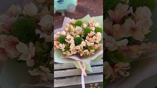 Mixed bouquet arrangement tutorial