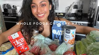 Whole Foods grocery Haul | shop with me & Cook with Me | workouts