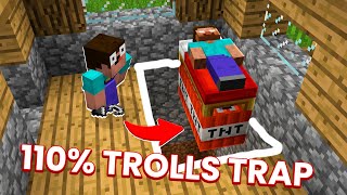 Minecraft Funny BEST traps Noob Animation Meme! MINECRAFT TROLLING