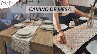 Caminos de mesa de macramé paso a paso /Coqueta Macramé