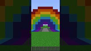 Minecraft Rainbow Archway🌈 #shorts