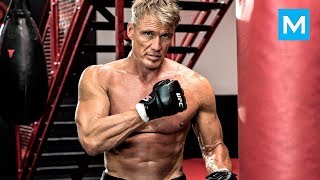 Dolph Lundgren aka Ivan Drago Workouts for Creed | Muscle Madness