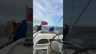 The yacht delivery of a Southerly 115 from Chichester to Jersey. Part 1. #shorts