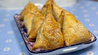 Самса с тыквой. Вкуснейшее Хрустящиее слоёное тесто и сочная начинка /Sambosa