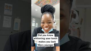 Did you know teeth whitening 🦷 makes you look 10yrs younger #shorts #teethwhitening #1000subscriber