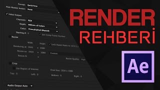 After Effects'te Video Kaydetmek - Render Rehberi | After Effects Dersleri