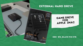 External Hard Drive WD BLACK P10 5TB for iMac