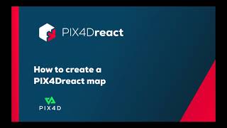 PIX4Dreact video tutorial 3 - Create a new map PIX4Dreact