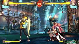 [Guilty Gear XRD Rev 2] Baiken pressure string vs mashing & reversals