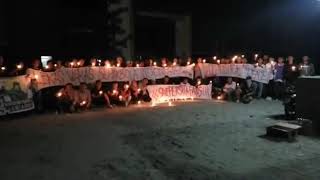 Aksi 1000 Lilin mengenang alm banu laskar benteng viola tangerang selatan..persita tangerang.