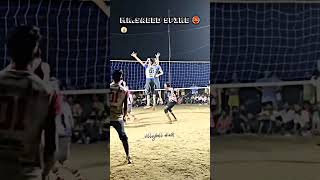 saheed spike vs triple block 🏐🥵😎