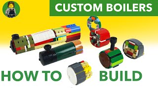 How to Build Custom LEGO Boilers - Train Ideas