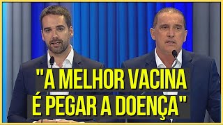 "A melhor vacina é pegar a doença" - ONYX NO DEBATE COM EDUARDO LEITE