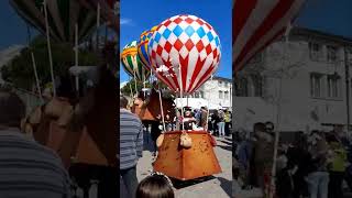 #shorts Mongolfiere a terra a Cesenatico