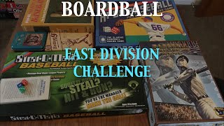 Boardball: East Division Challenge AFTER SIX GAMES...