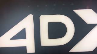 Close up of the 4DX Logo