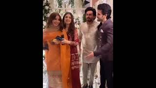 Kinza Hashmi and Saboor on the wedding of minal khan with fiance #shorts