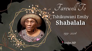 Tshikuwani Emily Shabalala Funeral Service