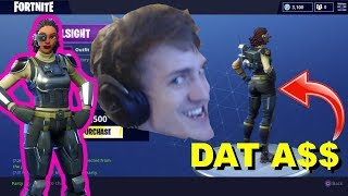 NINJA REACTS TO NEW SKIN! (Fortnite Battle Royale) Funny Epic and Fail Fortnite Moments #1