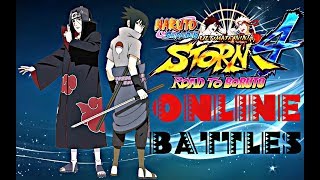 SASUKE & ITACHI GAMEPLAY ONLINE [naruto shippuden ultimate ninja storm 4 road to boruto]