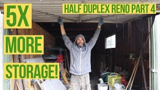 How to Build Garage Shelves - Half Duplex Reno Pt. 4