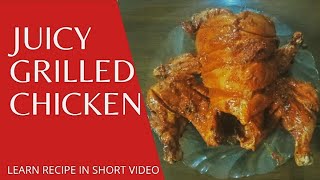 GRILLED CHICKEN | TANDOORI CHICKEN WITHOUT OVEN