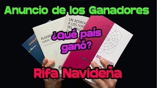 ANUNCIO DE LOS GANADORES DE LA RIFA NAVIDEÑA