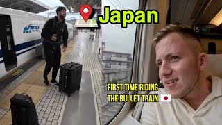 First time riding the Bullet Train 🇯🇵 | Japan fast bullet train | world fast train