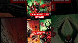 Carnage killed Knull! #marvel #comics #thor #avengers #shorts #spiderman #youtube