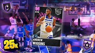 25K BUDGET BEAST PINK DIAMOND ANDREW WIGGINS GAMEPLAY NBA 2K21 MYTEAM