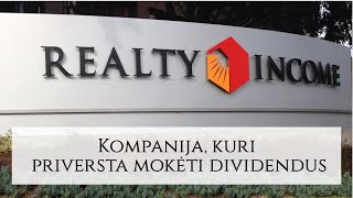 Realty Income REIT (ticker: O) - Išsami kompanijos apžvalga | Dividendai | Investavimas | Akcijos