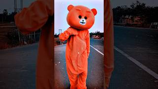 Jhumka dilaunga kangana dilaunga 🥲❤teddy bear funny dance 😁🤣😂#teddybear #funny #dance #shorts #viral