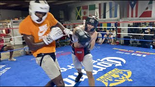 BEAST MODE SPARRING AT THE BOXING GYM!!!