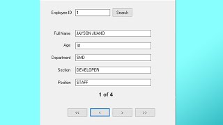 VB.Net : How to Navigate Records from (Mysql Database) | with source code