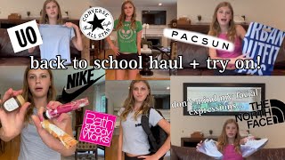 8TH GRADE BACK TO SCHOOL HAUL + TRY ON!