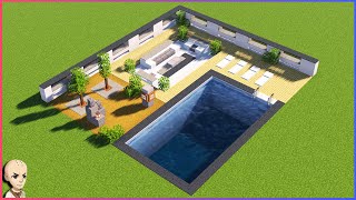 ✔️Minecraft | Easy Pool Design #6 | Tutorial (You Can Build)✔️