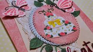 Wedding Cake & Butterflies Card