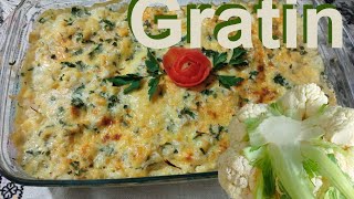 gratin كيفية تحضير كراتان شيفلور بخطوات سهلة