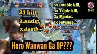 Tuturu Lewat, build wanwan tersakit 2020 | Hero Wanwan Gameplay Mobile Legends