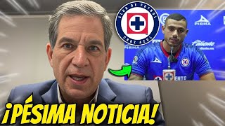 💥EL AMBIENTE SE VUELVE TENSO EN LA NORIA DESPUÉS DE ESTA NOTICIA. Noticias Del Cruz Azul Hoy