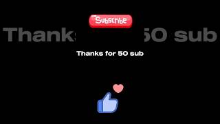 Thanks 🤩 for 50 subs #fortnite #50subscribers #fypシ゚viral #subscribe #like