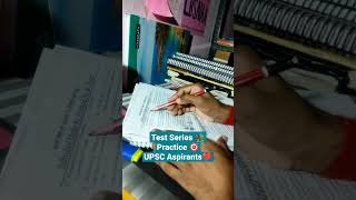 Test Series Practice of an UPSC Aspirants❤ || #shorts #short #trending #viral #upsc #motivation