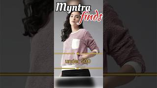 Myntra finds 😍under 500 #shorts #myntra #myntrafinds #winterwear #youtubeshorts #sweatshirt