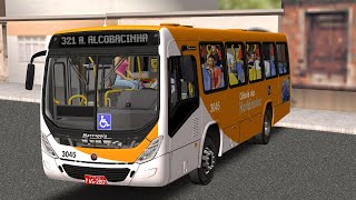 Proton Bus Simulator com Marcopolo torino 2014, fictício da Cidade das Hortênsias, carro 3045.